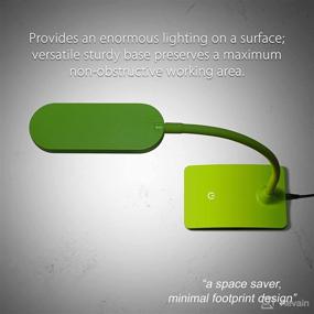 img 1 attached to 🌿 Green Desk Lamps for Home Office - Ultra-Bright Small Desk Lamp with USB Charging Port, an Ideal LED Desk Light for Study, Bedside Reading and Productivity Boost