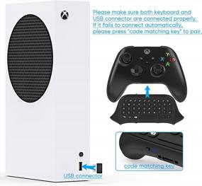 img 1 attached to Улучшите свои игровые возможности Xbox с помощью нашей клавиатуры контроллера и панели чата с аудиоразъемом!