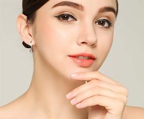 img 2 attached to 🌼 Hypoallergenic Minimalist Cartilage Earrings - Sensitive Girls' Jewelry at Earrings