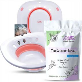 img 4 attached to Rejuvenate And Detox With All-Natural FIVONA Yoni Steam Kit 2 In 1 Home V-SPA Cleansing Set