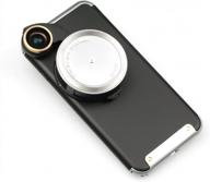 ztylus 4 in 1 iphone 8 plus / 7 plus revolver lens комплект камеры смартфона: сверхширокоугольный, макросъемка, «рыбий глаз», cpl, защитный чехол, камера телефона, фото-видео (серебристый) логотип