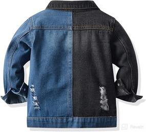 img 3 attached to Toddler Jackets Outwear Clothes Trucker Apparel & Accessories Baby Boys ... Clothing