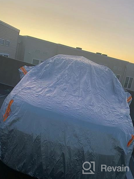 img 1 attached to Protect Your Pickup Year-Round With Heavy-Duty Waterproof Car Cover - Universal Fit (Length Up To 210 Inch) review by Michael Montgomery