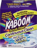 kaboom scrub toilet cleaning system logo