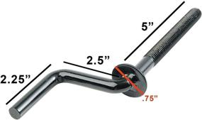 img 1 attached to 🔩 Black Snowmobile Trailer Tie Down Bolt - Raider 1/2 Inch, Model TDB-1211