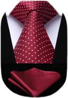 hisdern handkerchief wedding necktie pocket men's accessories for ties, cummerbunds & pocket squares logo