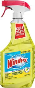 img 3 attached to 🍊 Windex Multi-Surface Disinfectant Cleaner - Citrus Scent, 32 fl oz Trigger Bottle: Powerful Cleaning & Refreshing Fragrance