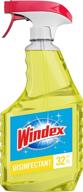 🍊 windex multi-surface disinfectant cleaner - citrus scent, 32 fl oz trigger bottle: powerful cleaning & refreshing fragrance logo