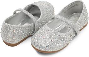 img 2 attached to DREAM PAIRS MUY Shine INF Rhinestone Studded Girls' Shoes at Flats