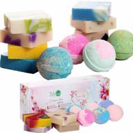 organic essential oil bath bomb and handmade soap set for her - 360feel forever love: 6 bath bombs and 4 soaps logo