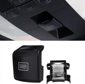 img 4 attached to Upgrade Your Mercedes With Jaronx Sunroof Window Switch Button Cover - Perfect Fit For W204 C-Class, W212/A207/C207 E-Class, W218 CLS-Class (Black)
