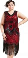 👗 stunning babeyond flapper dresses: fringed 5x large women's clothing - dresses логотип