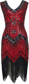 img 3 attached to 👗 Stunning BABEYOND Flapper Dresses: Fringed 5X Large Women's Clothing - Dresses