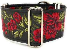 img 3 attached to 🐕 SightHound Gang Martingale Dog Collar: 2" Wide Collar for Greyhound, Saluki, Whippet, and Similar Breeds