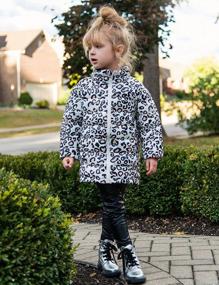 img 2 attached to Girls Puffer Jacket Warm Winter Coat With Pockets For 4-12T - SEO Optimized