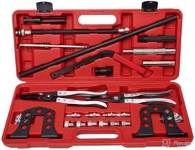 img 3 attached to Professional Valve Spring Compressor Removal and Installation Tool Kit - WINTOOLS Pro Cylinder Head Service Set