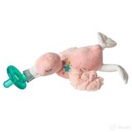 wubbanub infant pacifier - mary meyer, 6-inches, tingo flamingo logo