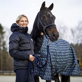 img 3 attached to 🐴 HORZE Avalanche 1200D Lightweight Turnout Blanket with Fleece Lining - Waterproof Horse Rain Sheet for Enhanced Protection