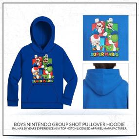 img 1 attached to 🎮 Nintendo Animal Crossing Pullover Hoodie - Trendy Boys' Fashion Apparel