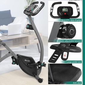 img 3 attached to YITAHOME Foldable Upright Exercise Bike - Get Slim With Magnetic Resistance!