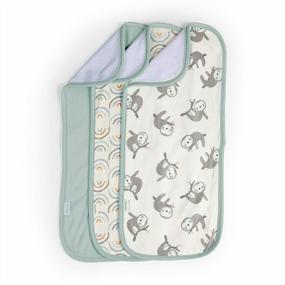 img 2 attached to Complete Mealtime Solutions: Ingenuity Easy Eater™ Baby Bib And Burp Cloth Set With Canopy™