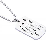 forever a family: ensianth's stepson/daughter wedding gift necklace for blended families logo