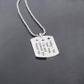 img 1 attached to Forever A Family: ENSIANTH'S Stepson/Daughter Wedding Gift Necklace For Blended Families