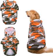 🐶 camo dog hoodie coat: warm & cozy pet apparel for small, medium, and large dogs логотип