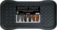keep your home clean and organized with jobsite heavy duty boot tray - indoor/outdoor shoe and pet accommodation - mudroom, garage, and garden helper - spacious and durable - 15 x 28 inch - 1 pack logo