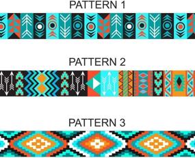 img 3 attached to 🐾 CollarDirect Tribal Pattern Martingale Dog Collar - Adjustable Nylon Safety Training Collars for Medium and Large Dogs - Heavy Duty