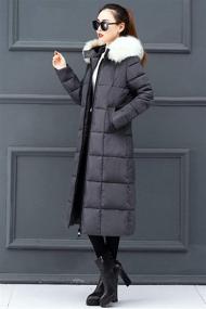 img 2 attached to Ebossy Womens Winter Thicken Alternative Women's Clothing at Coats, Jackets & Vests