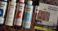 img 1 attached to AUREUO Acrylic Pouring Paint Set Of 4 Colors (8 Oz Bottles) High Flow Pre-Mixed Acrylic Painting Kit Include Silicone Oil For Canvas, Rock, Ceramic, Wood, Glass & Other Crafts - Time & Tide review by Terry Brendemuehl