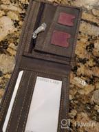 картинка 1 прикреплена к отзыву Minimalist Bi Fold Leather Wallet Blocking от Chris Pacino