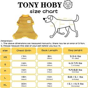 img 3 attached to TONY HOBY Комбинезоны Стандартный Материал для Собак... Одежда и Аксессуары.