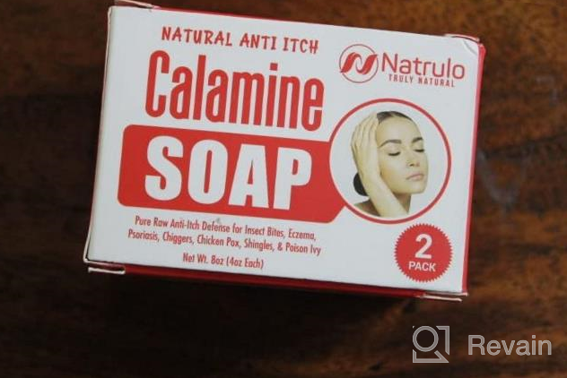 img 1 attached to Calamine Itch Relief Soap Bar - Natural Cleansing Skincare For Bug Bites, Eczema, Poison Ivy, Chicken Pox - Instant Anti-Itch Defense For Itchy Skin From Insects Or Mosquitoes review by Evan Roberts