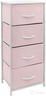sorbus nightstand drawers furniture 4 drawer logo