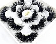 5 pairs of 25mm 3d mink lashes in hbzgtlad bulk faux with customized natural mink lashes pack for short wholesale natural false eyelashes (9d-03) logo