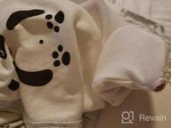 img 1 attached to Cotton Loose Fit Long Sleeve Baby Footed Pajamas - Perfect For Toddler Boys & Girls! review by Dave Wolf