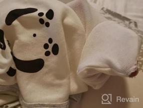 img 5 attached to Cotton Loose Fit Long Sleeve Baby Footed Pajamas - Perfect For Toddler Boys & Girls!