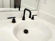 img 1 attached to Upgrade Your Bathroom With WOWOW 8-Inch Widespread High Arc Faucet review by Adrian Smart