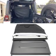 🚙 сумка для хранения панелей жесткой крыши freedom для jeep wrangler jk jku tj jl jlu - чехол черного цвета с ручкой для переноски, подходит для моделей sports sahara rubicon unlimited 2007-2022 (2/4 двери) & gladiator jt (2020-2021) логотип