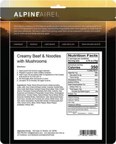 img 1 attached to 🍲 Delicious AlpineAire Creamy Beef & Noodles with Mushrooms - A Mouthwatering Treat!