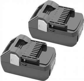 img 3 attached to 2-Pack 18V LI-Ion Slide Batteries BSL1830 And BSL1830C Compatible With Hitachi BSL1815, BSL1815X, BSL1815S, DS 18DJL