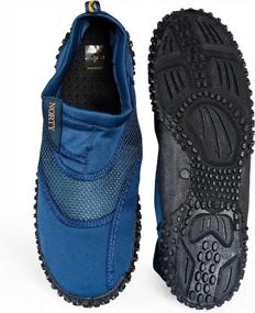 img 3 attached to 🌊 NORTY Men's Aqua Sock Wave Water Shoes - Waterproof Slip-Ons for Pool, Beach, and Sports (Size 13-17)