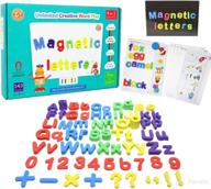 🦋 butterflyedufields 140+ magnetic letters and numbers: abc preschool activities & word building kit for kids logo