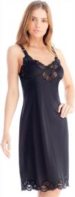 img 3 attached to Ilusion 1112 - Plus Size Lace Inset Satin Full Slip