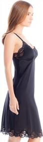img 1 attached to Ilusion 1112 - Plus Size Lace Inset Satin Full Slip