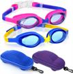 swim goggles for kids age 2-10 - careula children's swimming eyewear for boys and girls logo