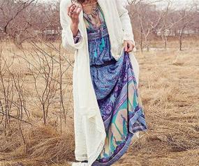 img 1 attached to R Vivimos Womens Sleeve Bohemian Dresses Women's Clothing ~ Dresses