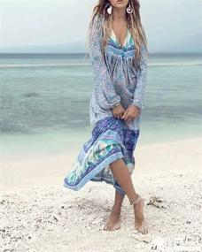 img 3 attached to R Vivimos Womens Sleeve Bohemian Dresses Women's Clothing ~ Dresses